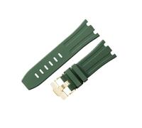 ROUREOX Bracelet Montre Silicone 30mm Intégré, Bande Caoutchouc Étanche, Remplacement Gomme Large Sport pour Audemars Piguet Royal Oak Offshore 15710 15703-C3