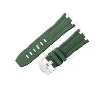 ROUREOX Bracelet Montre Silicone 30mm Intégré, Bande Caoutchouc Étanche, Remplacement Gomme Large Sport pour Audemars Piguet Royal Oak Offshore 15710 15703-C2