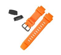 ROUREOX Bracelet Silicone 18mm Encoche 35mm Largeur Extérieure Sangle Caoutchouc Rechange Bracelet Montre Sport Boucle Métal pour CASIO Pro Trek-A8