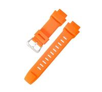 ROUREOX Bracelet Silicone 18mm Encoche 35mm Largeur Extérieure Sangle Caoutchouc Rechange Bracelet Montre Sport Boucle Métal pour CASIO Pro Trek-A5
