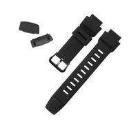 ROUREOX Bracelet Silicone 18mm Encoche 35mm Largeur Extérieure Sangle Caoutchouc Rechange Bracelet Montre Sport Boucle Métal pour CASIO Pro Trek-A4