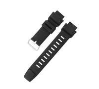 ROUREOX Bracelet Silicone 18mm Encoche 35mm Largeur Extérieure Sangle Caoutchouc Rechange Bracelet Montre Sport Boucle Métal pour CASIO Pro Trek-A1