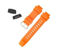 ROUREOX Bracelet Silicone 18mm Encoche 35mm Largeur Extérieure Sangle Caoutchouc Rechange Bracelet Montre Sport Boucle Métal pour CASIO Pro Trek-A6