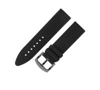 ROUREOX Bracelet Silicone Bracelet Caoutchouc Souple Racing Bracelet Montre Sport Remplacement Fermoir Déployant Acier Robuste pour Chopard Mille Miglia Series-A3 23mm