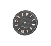 ROUREOX Cadran Montre 28.5mm Motif Hexagone Fenêtre Date Lume BGW9 Calibre NH35 Outil Composants Horloger DIY pour Rolex/Seiko - 21 28.5MM