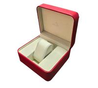 ROUREOX Coffret Montre 1 Fente Profond, Étui Bois Massif, Organisateur Rangement Unique, Support Affichage Premium pour Cadran for Omega De Ville Collection