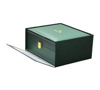 ROUREOX Coffret Montre Fête des Pères - Stockage Bois Massif avec Pads PU - Boîte Organisateur Premium pour Rolex Day-Date