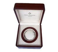 ROUREOX Coffret Présentation Montre Ensemble Complet Portefeuille Documents Étiquette Coffre Bois Carré Brillant pour Patek Philippe