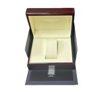 ROUREOX Ensemble Coffret Cadeau Montre Coffre Rangement Bois Manchon Protection Bleu Sac Transport pour Longines PrimaLuna