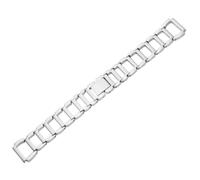 ROUREOX Femmes 316L Acier Inoxydable Remplacement Bracelet Montre, Métal Extrémité Droite, Bracelet Montre pour CK K3G23626/K3G231/K2G231/6 K2Y2Y1-Argent 16MM