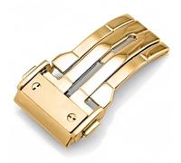 ROUREOX Fermeture-Pliante en Acier Inoxydable Accessoire de Réparation Résistant à la Rouille pour HUBLOT BIG Bang Fusion Series-Or 20mm