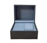 ROUREOX Foncé Gris Rangement Boîte Montre 1 Emplacement Texturé Extérieur Doux Intérieur Coussin Support Coffret Sport Chronographes pour TAG Carrera/Monaco/pourmula 1