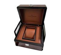 ROUREOX Grande Boîte Montre Universelle Coffre Rangement Bois Massif Finition Haute Brillance Support Crème pour Vacheron Constantin Patrimony