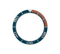 ROUREOX Haute Brillance Insert Céramique 38mm Anneau Cadran - Perle Lumineuse Rechange pour Omega Seamaster 300 Collection-A7