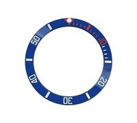 ROUREOX Insert de Lunette Biseauté Céramique 38mm x 30.7mm, Anneau 60-Minutes Pièce DIY Modding pour Rolex Submariner Series-K