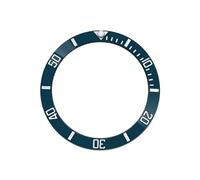 ROUREOX Insert de Lunette Biseauté Céramique 38mm x 30.7mm, Anneau 60-Minutes Pièce DIY Modding pour Rolex Submariner Series-E