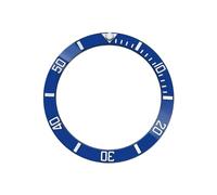 ROUREOX Insert de Lunette Biseauté Céramique 38mm x 30.7mm, Anneau 60-Minutes Pièce DIY Modding pour Rolex Submariner Series-N