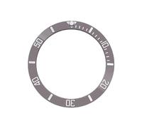 ROUREOX Insert de Lunette Biseauté Céramique 38mm x 30.7mm, Anneau 60-Minutes Pièce DIY Modding pour Rolex Submariner Series-F