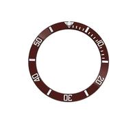 ROUREOX Insert de Lunette Biseauté Céramique 38mm x 30.7mm, Anneau 60-Minutes Pièce DIY Modding pour Rolex Submariner Series-B