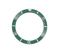 ROUREOX Insert de Lunette Biseauté Céramique 38mm x 30.7mm, Anneau 60-Minutes Pièce DIY Modding pour Rolex Submariner Series-O