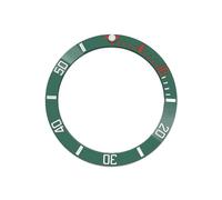 ROUREOX Insert de Lunette Biseauté Céramique 38mm x 30.7mm, Anneau 60-Minutes Pièce DIY Modding pour Rolex Submariner Series-D