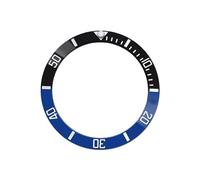 ROUREOX Insert de Lunette Biseauté Céramique 38mm x 30.7mm, Anneau 60-Minutes Pièce DIY Modding pour Rolex Submariner Series-G