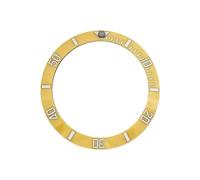 ROUREOX Insert de Lunette Biseauté Céramique 38mm x 30.7mm, Anneau 60-Minutes Pièce DIY Modding pour Rolex Submariner Series-I