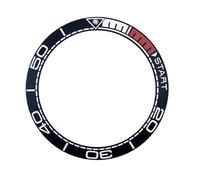 ROUREOX Insert de Lunette en Céramique 40,5mm Remplacement - Anneau de Montre Universel Accessoires Modding DIY et Pièces
