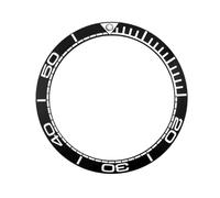 ROUREOX Insert de Lunette en Céramique 40,5mm Remplacement - Anneau de Montre Universel Accessoires Modding DIY et Pièces - A6