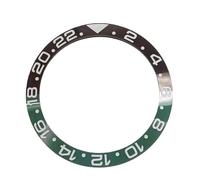 ROUREOX Insert Lunette Céramique 38mm 24h Inrayable, Bague de Remplacement Accessoires Modding Montre pour Rolex GMT Series-M