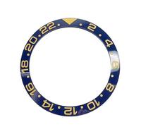 ROUREOX Insert Lunette Céramique 38mm 24h Inrayable, Bague de Remplacement Accessoires Modding Montre pour Rolex GMT Series-K