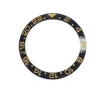 ROUREOX Insert Lunette Céramique 38mm 24h Inrayable, Bague de Remplacement Accessoires Modding Montre pour Rolex GMT Series-B