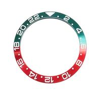 ROUREOX Insert Lunette Céramique 38mm 24h Inrayable, Bague de Remplacement Accessoires Modding Montre pour Rolex GMT Series-C