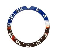 ROUREOX Insert Lunette Céramique 38mm 24h Inrayable, Bague de Remplacement Accessoires Modding Montre pour Rolex GMT Series-O