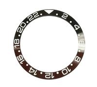 ROUREOX Insert Lunette Céramique 38mm 24h Inrayable, Bague de Remplacement Accessoires Modding Montre pour Rolex GMT Series-N