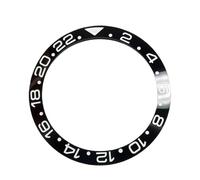 ROUREOX Insert Lunette Céramique 38mm 24h Inrayable, Bague de Remplacement Accessoires Modding Montre pour Rolex GMT Series-E