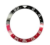ROUREOX Insert Lunette Céramique 38mm 24h Inrayable, Bague de Remplacement Accessoires Modding Montre pour Rolex GMT Series-G