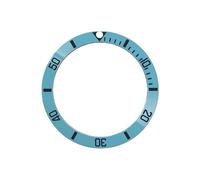 ROUREOX Insert Lunette Céramique 38mm Bleu Clair, Anneau de Montre Remplacement, Accessoires Modification pour Rolex Submariner Series-A8
