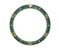 ROUREOX Insert Plat de Lunette Céramique 38 x 31.5mm, Anneau de Remplacement 60 Minutes, Pièces Modding Montre pour Seiko SKX007 SKX009 SKX011-D