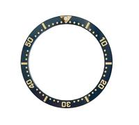 ROUREOX Insert Plat de Lunette Céramique 38 x 31.5mm, Anneau de Remplacement 60 Minutes, Pièces Modding Montre pour Seiko SKX007 SKX009 SKX011-F