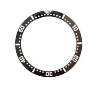 ROUREOX Insert Plat de Lunette Céramique 38 x 31.5mm, Anneau de Remplacement 60 Minutes, Pièces Modding Montre pour Seiko SKX007 SKX009 SKX011-A