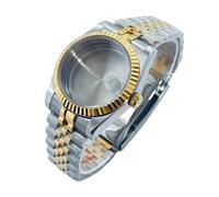 ROUREOX Kit Boîtier Montre Bicolore 36mm 40mm Saphir Fond Transparent ETA 2824 PT5000 DIY Pièces Mod for Rolex Oyster Perpetual/Datejust-C 40MM