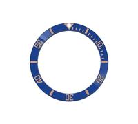 ROUREOX Lunette de Montre Céramique 38mm avec Échelle Tachymétrique, Insert Pièces Réparation & Mod pour Rolex Submariner Series-A2