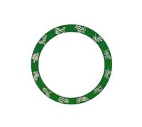 ROUREOX Premium Insert Lunette Céramique 38mm Horoscope Chinois - Montre Modding Réparation pour Seiko SKX007 Series-A22