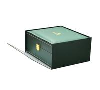 ROUREOX Présentoir Garde-Temps en Bois - Organisateur Massif avec Coussins PU - Coffret de Stockage Durable pour Rolex Air-King