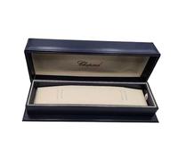 ROUREOX Set Présentation Montre Longue Bleu Foncé Traditionnel Boîte Rangement Similicuir Intérieur Rembourré pour Chopard