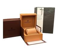 ROUREOX Unique Montre Présentation Boîte Complet Cadeau Ensemble Transport Sac Extérieur Carton Marron Cuir Rangement Coffret Homme pour Audemars Piguet Box