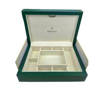 ROUREOX Verte Boîte Montre Rangement Coffret Vitrine Organisateur Premium Velours Intérieur Protection Support pour Rolex - J