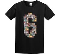 Rourunjie Rainbow Six Siege Cool Outdoor Gift T Shirts for Men Adult Short Sleeve Black M