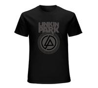 Rourunjie Short T-Shirt Linkin Park Seal Jumbo Black M